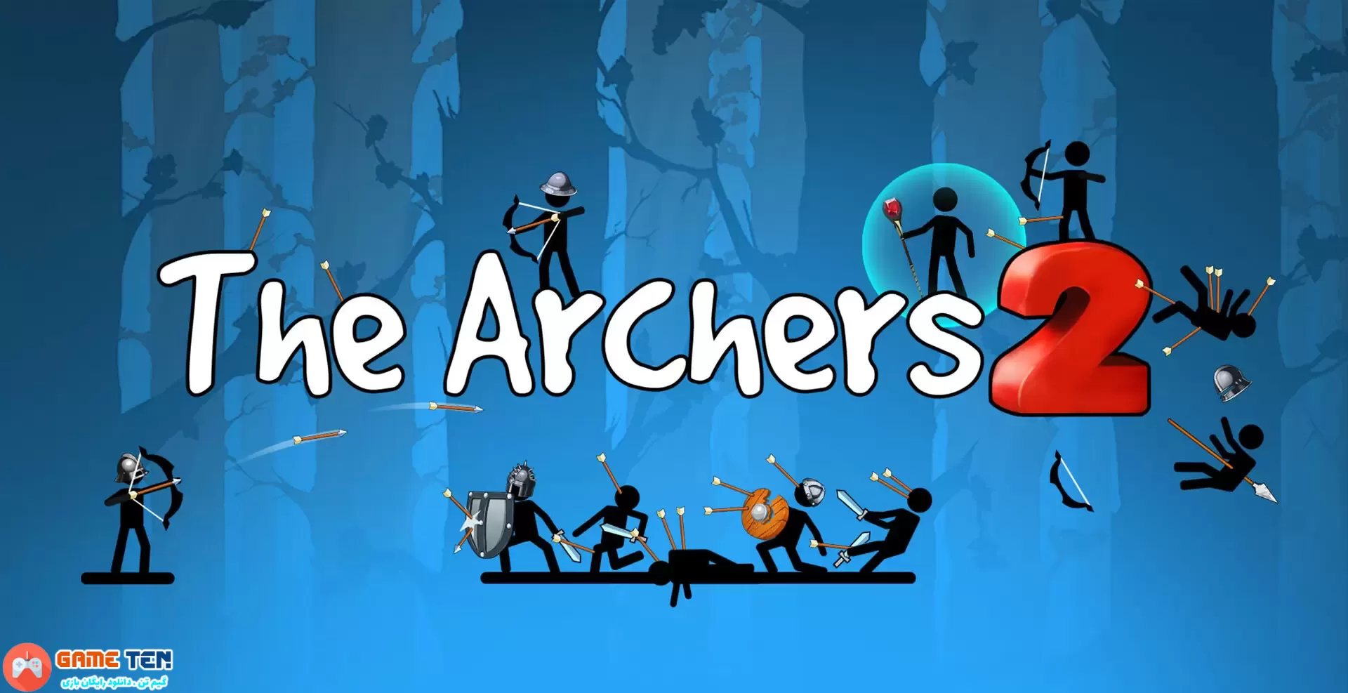 دانلود مود بازی The Archers 2: Stickman Game برای اندروید