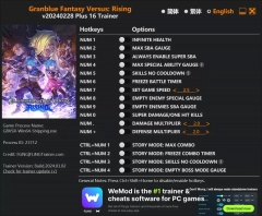 دانلود ترینر بازی Granblue Fantasy Versus: Rising