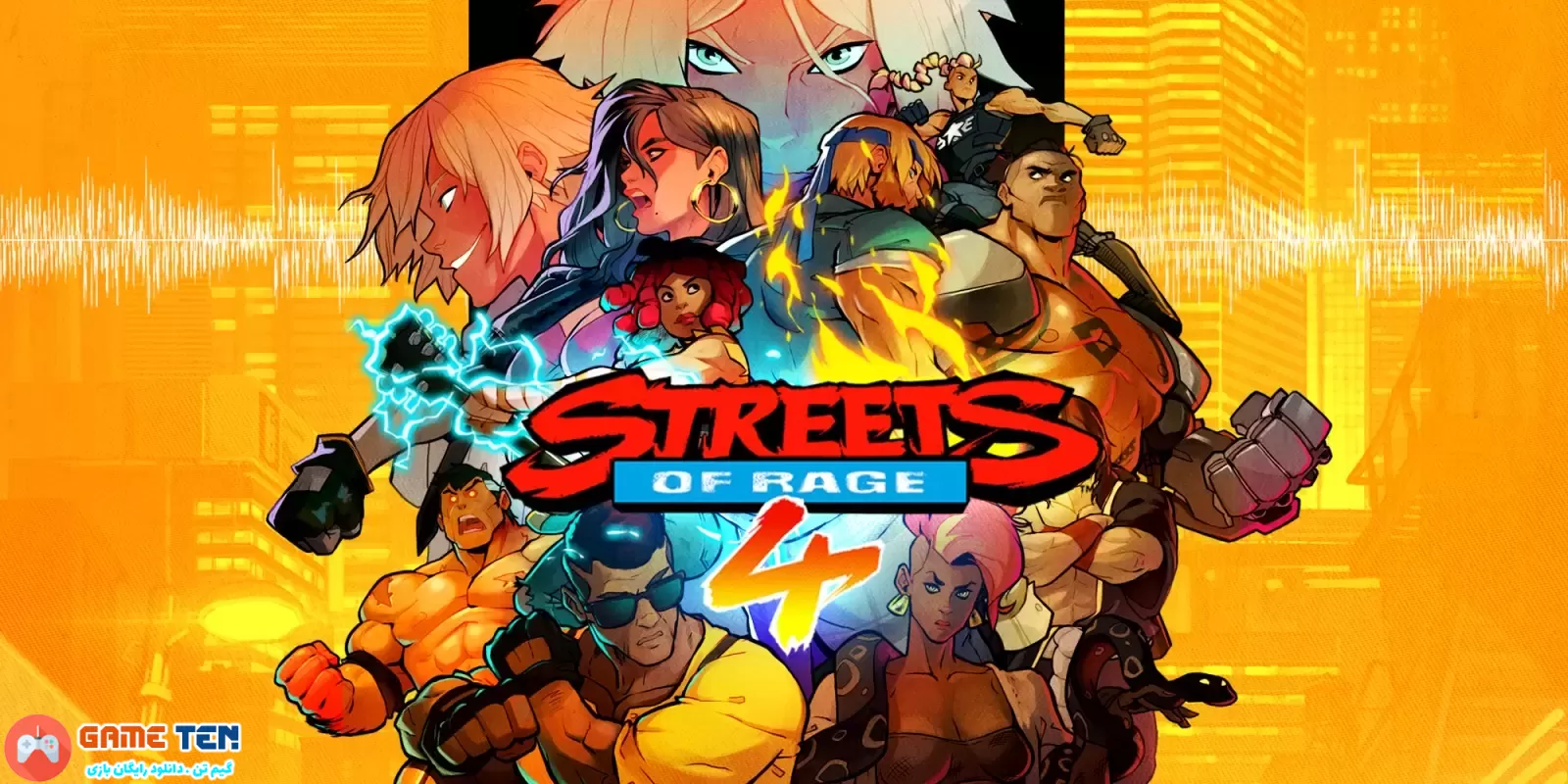 دانلود بازی شورش در شهر Streets of Rage 4 برای کامپیوتر