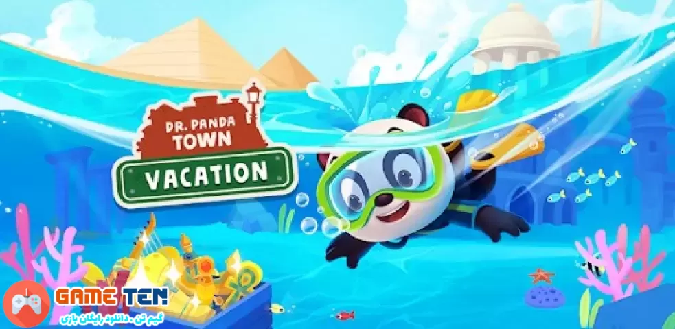 دانلود مود بازی Dr. Panda Town: Vacation برای اندروید