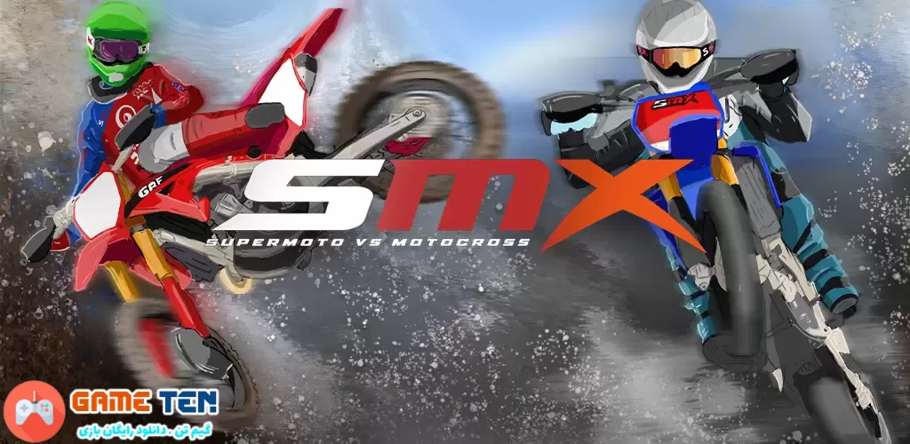 دانلود مود بازی SMX: Supermoto Vs. Motocross برای اندروید
