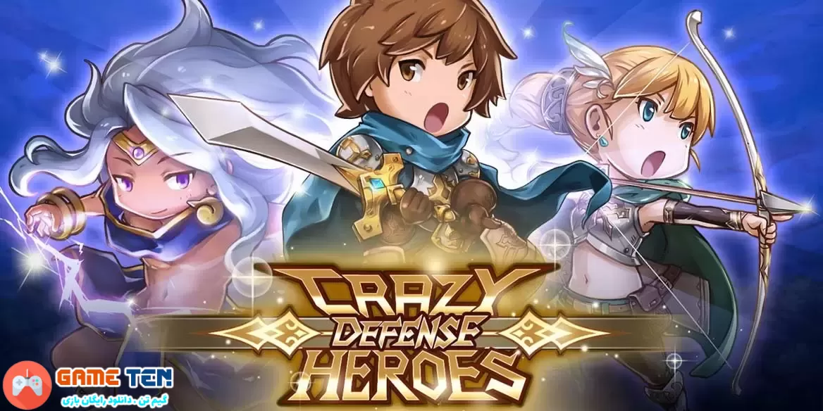 دانلود مود بازی دفاع از قلعه Crazy Defense Heroes برای اندروید