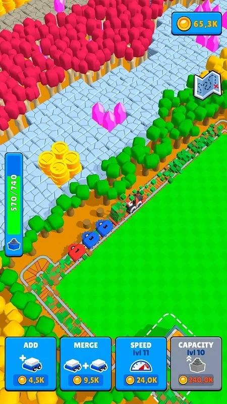 دانلود بازی Train Miner Idle Railway Game اندروید ✔️ مود